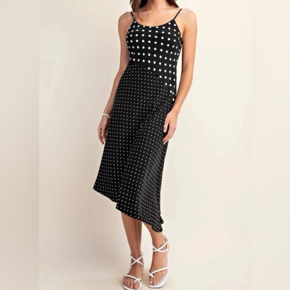 A new day midi polka dot dress